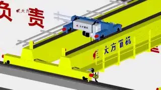European Type Double Girder Overhead Crane---Dafang crane