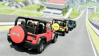 Epic High Speed Car Jumps #221 – BeamNG Drive | CrashBoomPunk