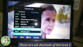 Horizon 2 @ 85e on 4 feet dish antenna 53 channels in Sindh