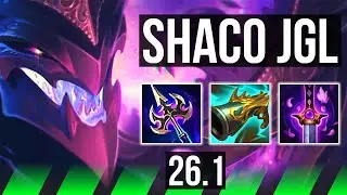 SHACO vs ZED (JGL) | 10k gold comeback | EUW Diamond | 26.1