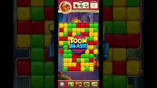 Mobile Gaming: Game Play Toon Blast 9890 To 9900.