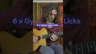 6 x Gypsy Jazz Licks 🎸 #jazz #gypsyjazz #jazzmanouche #guitar #jazzguitar #djangoreinhardt
