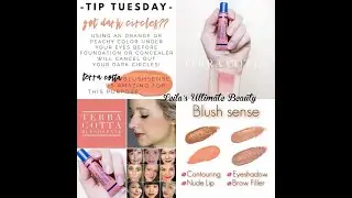 Color correction for dark circles using Terracotta BlushSense