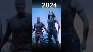 Evolution of Elektra all scene 2003 2024 #marvel  #xmen  #Elektra #Daredevil #short