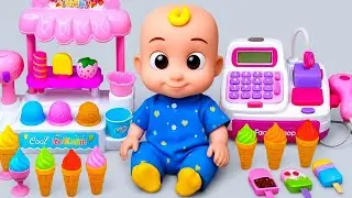 14 Minutes Satisfying Unboxing COCOMELON Doctor Toys, Ice Cream Store Cash Register / ASMR