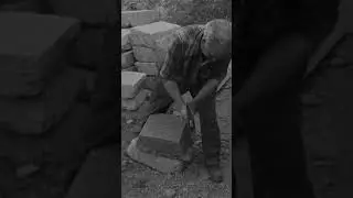 This Traditional Stone Cutting is More Precise Than You'd Think #craftsmanship #satisfying #skills