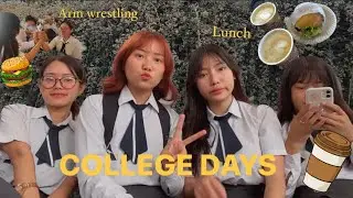A montage of COLLEGE DAYS i’d say!📚🍔 🌿
