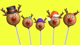 The Finger Family Reindeer Cake Pop | Daddy Finger Nursery Rymes for Kids | Tom Tom TV