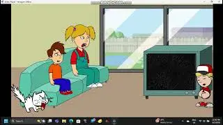 Billy Spunkygal scares Peter and Judy Shepherd with the BND of Doom logo