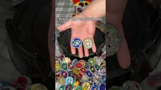 Poison Virgo VS Evil Gemios #beyblade #beyblademetalfusion #beybladeburst #beybladex