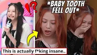 UNIS Seowon 13 years old Idols loses her baby teeth that fell out during filming
