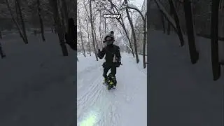 Ждем весну? ☺️ #euc #моноколесо #snow #funny #winter #insta360 #top #shorts #fun #rider #топ #lynx
