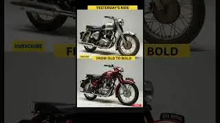 Bike Royal Enfield Classic 350 Before & After #BikeMods #Shorts #transformation
