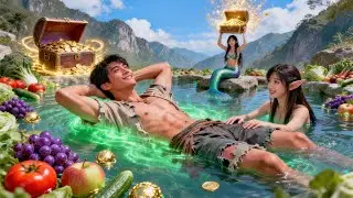 A farmer discover magical spring,earning millions of dollars a day growing vegetables from it!