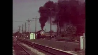 Chessie System (EX Reading) T-1 4-8-4 2101 Chessie Express Demostration in Illinois 1978