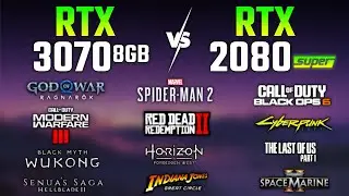 RTX 3070 vs RTX 2080 SUPER in 2025 | Test in 12 Games | 1080p