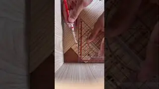 How to measure the position of wooden corner #diy #woodworking #working #tips #ideas #carpentry #art