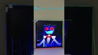 I saw hazbin hotel 2, and how crazy and beautify VOX  IS !!!#vox #hazbinhotel #2d #led #display