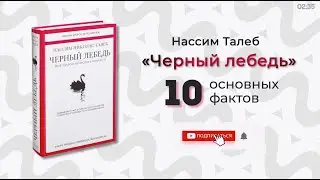 &laquo;Черный лебедь&raquo;, Нассим Талеб | Книга очень кратко за 2 минуты | Быстрый обзор