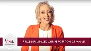 Price influences our perception of value