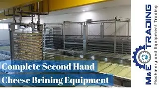 Complete Used Cheese Brining Equipment in Operation