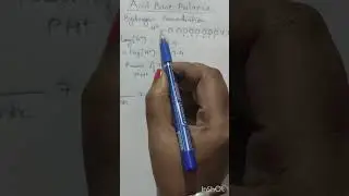 Acid Base Balance.concentration of P H
