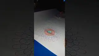 colourful spirograph art #asmr colourful art #spirograph #colourful spirograph art
