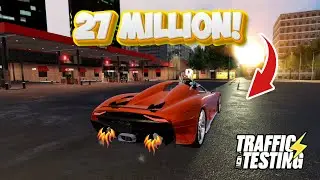 I Spent $27,000,000 On This INSANE Car in Traffic Testing | Roblox