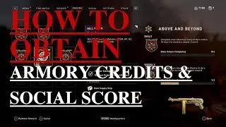 How to Obtain Armory Credits and Social Score In COD:WW2