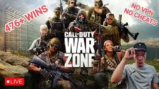 🔴 LIVE - WARZONE - 476+ WINS (GOT A WIN)