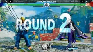 SFV Grand Finals cR Footwurk(Ken) vs SRM White Beast(F.A.N.G.) Walraven Weekly Detroit 117