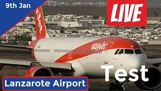 🔴Lanzarote Airport Live | Data test