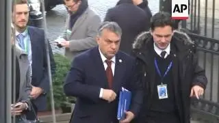European People's Party members at EU pre-summit