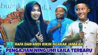 RAFA & ANDI BIKIN NGAKAK JAMA'AH // PENGAJIAN NING UMI LAILA TERBARU.