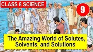 The amazing world of solutes solvents and solutions | class 8 science curiosity chapter 9  