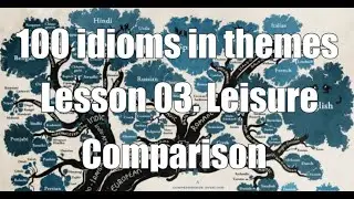 100 idioms in themes. Comparison. Part 3. Leisure