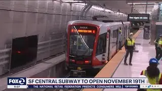 San Francisco Central Subway to open soon
