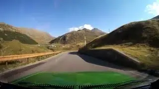 Passo Eira - Abfahrt nach Colombina-somarin - Alpentour 2015 im VW Passat TS B1