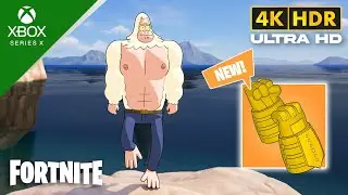 Fortnite (XBOX SERIES X) 4K 120FPS HDR Gameplay | Skin Skips (Regular Show)