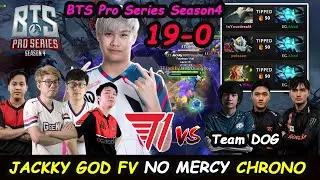 T1 vs Team Dog | Jackky [Faceless Void] 10K Carry IMBA DAMAGE Right click BTS Pro Series4 Game2