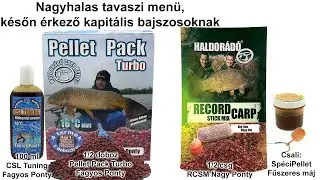 Tavaszi fog&oacute;s receptek felmelegedő vizekre 7. r&eacute;sz - Nagyhalas tavaszi men&uuml; kapit&aacute;lis pontyoknak