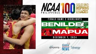 Map&uacute;a vs Benilde (Finals Game 2 Highlights) | NCAA Season 100