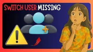 How To FIX Switch User Option Missing From Windows Login Screen - GUIDE