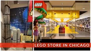 Lego store in chicago Il || lego store water tower place in chicago || lego store water tower place