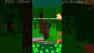 When BOYS see - Jungle Biome 😂😂#minecraft#minecraftstory#minecraftfunny#minecraftfunnyshorts