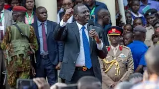 LIVE!! Ruto & his allies holds rally in Garissa Town as Kenyans holds Anti Finance Bill Protests!!