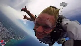 Skydive Playa Del Carmen Mexico - see details and links at backpackerlivet.dk
