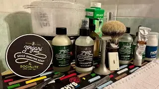 The Socialite by Zingari Man - Tatara Muramasa - pennello ciuffo tasso Kirin, manico legno by Oumo
