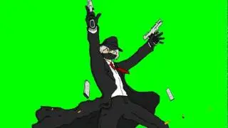 Animation greenscreen HD