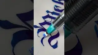 Using Sheen Ink with the Pilot Parallel Pen
